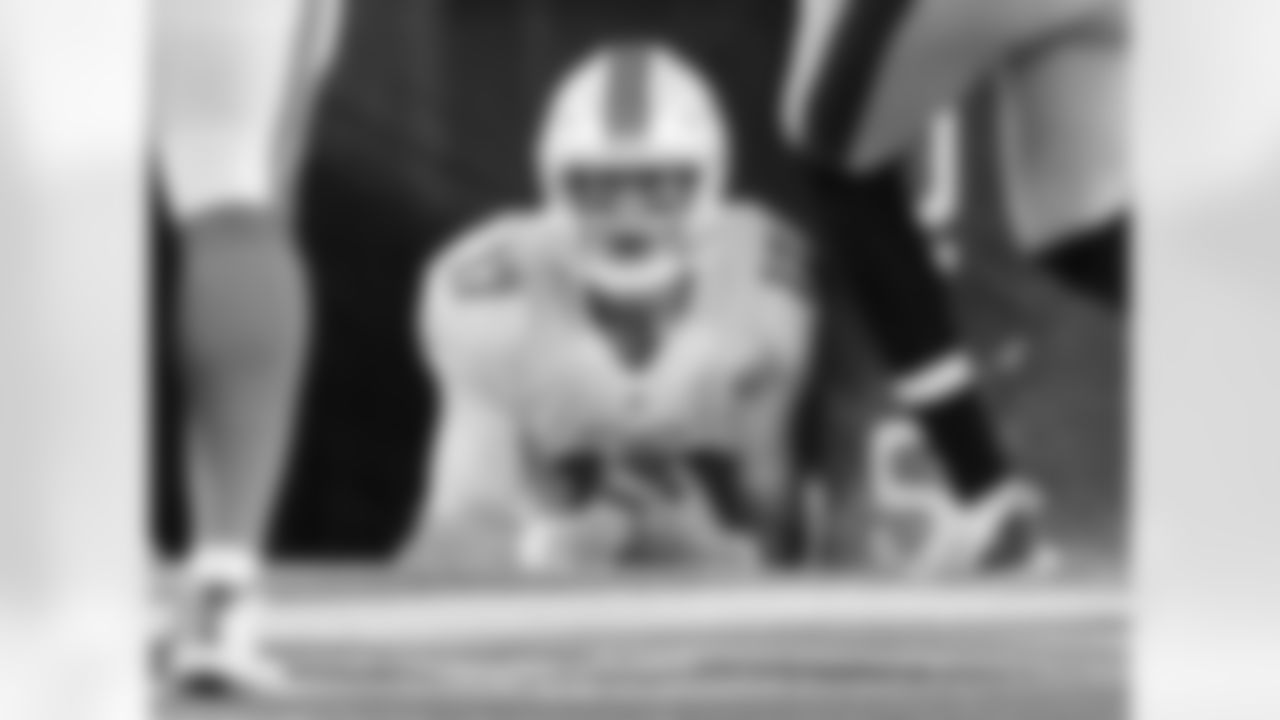 Miami Dolphins quarterback Ryan Tannehill (17) looks up after recovering the ball out of the end zone for a safety against the New England Patriots in the first half an NFL football game, Thursday, Oct. 29, 2015, in Foxborough, Mass. (AP Photo/Michael Dwyer)