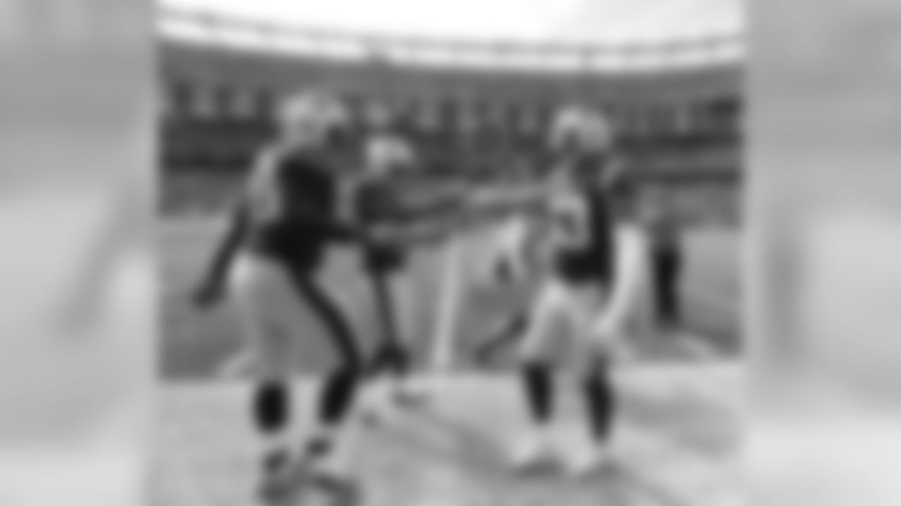 Adam Butler, Duron Harmon and Kyle Van Noy