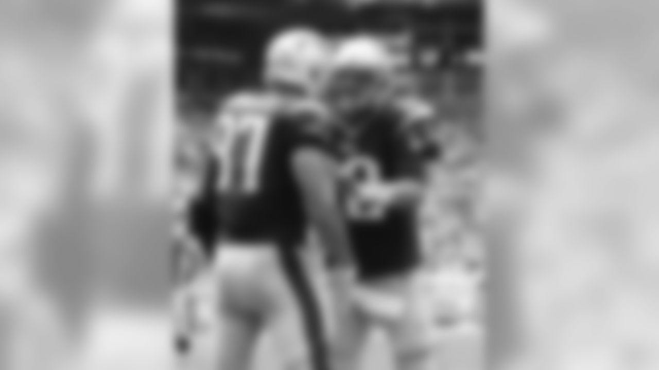 Rob Gronkowski celebrates his TD against the Dolphins