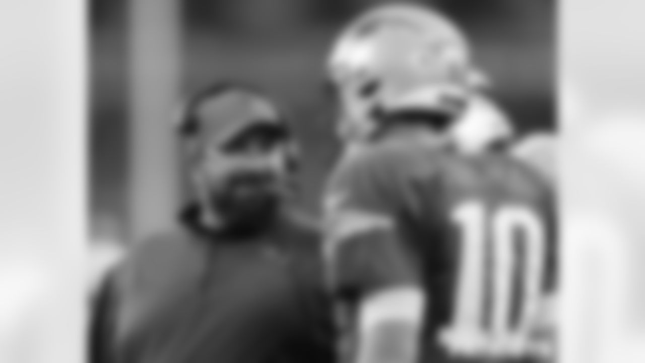 Matt Patricia and Mac Jones