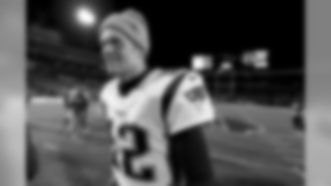 New England Patriots quarterback Tom Brady leaves the field after an NFL football game against the Buffalo Bills, Monday, Oct. 29, 2018, in Orchard Park, N.Y. The Patriots won 25-6. (AP Photo/Jeffrey T. Barnes)