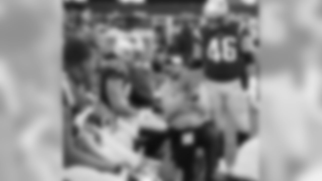Rob Gronkowski, Nick Caley and James Develin
