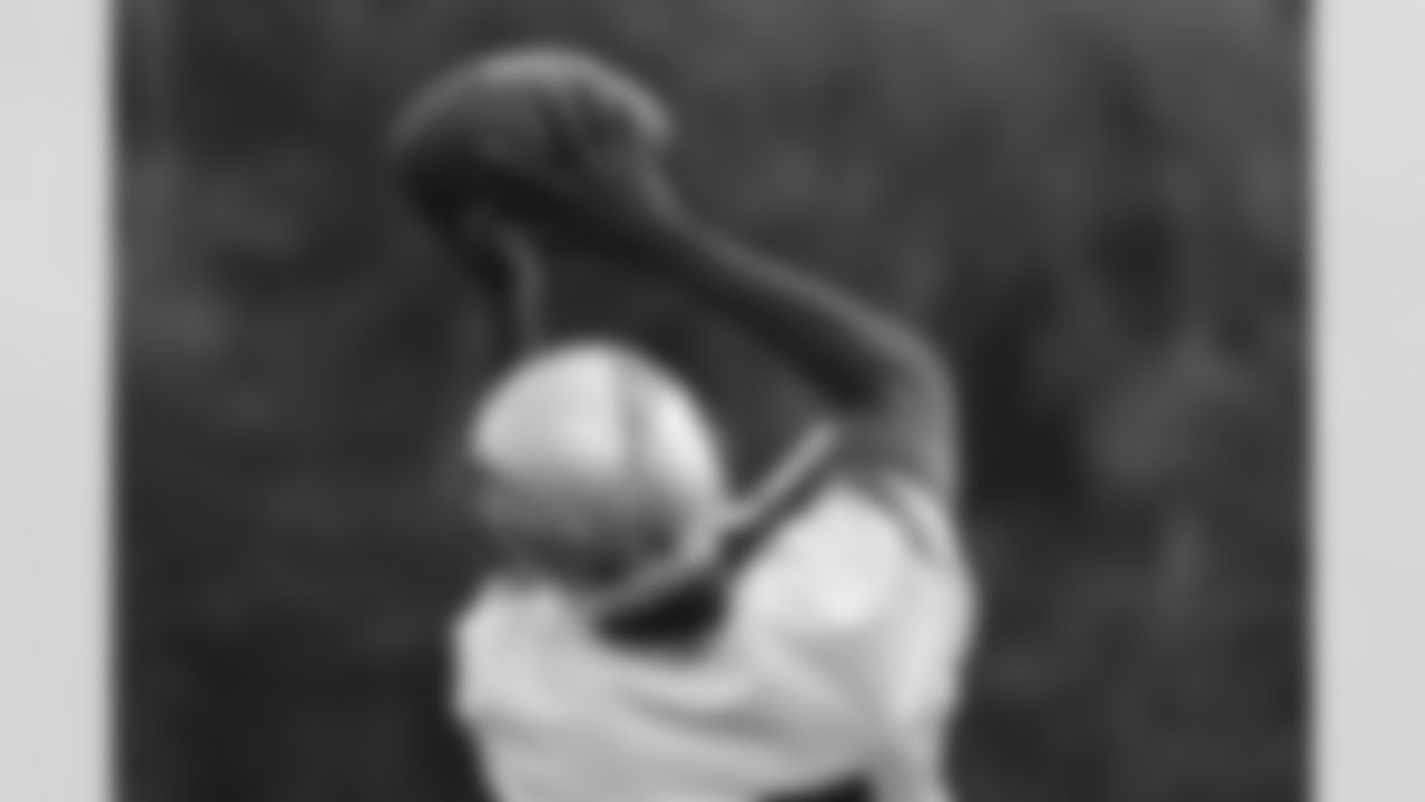 Chad Ochocinco catches a pass during training camp