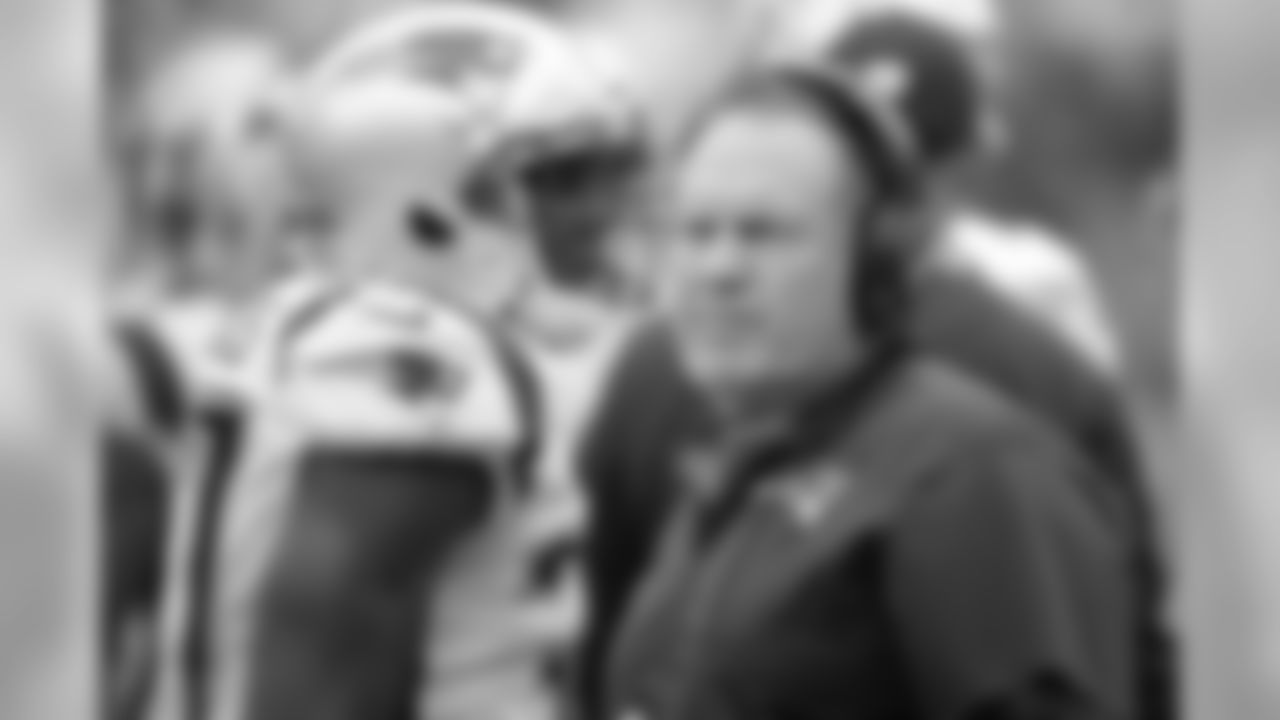 New England Patriots head coach Bill Belichick watches his team play during the first half of an NFL football game against the New York Jets Sunday, Oct. 15, 2017, in East Rutherford, N.J. (AP Photo/Seth Wenig)