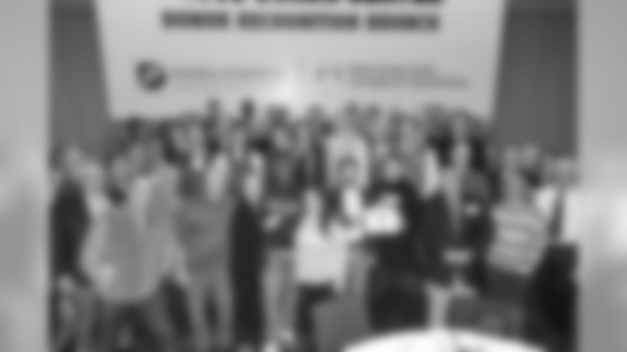 2017 annual Kraft Family Blood Donor Center Donor Recognition Brunch held at Gillette Stadium on Sunday February 12th.