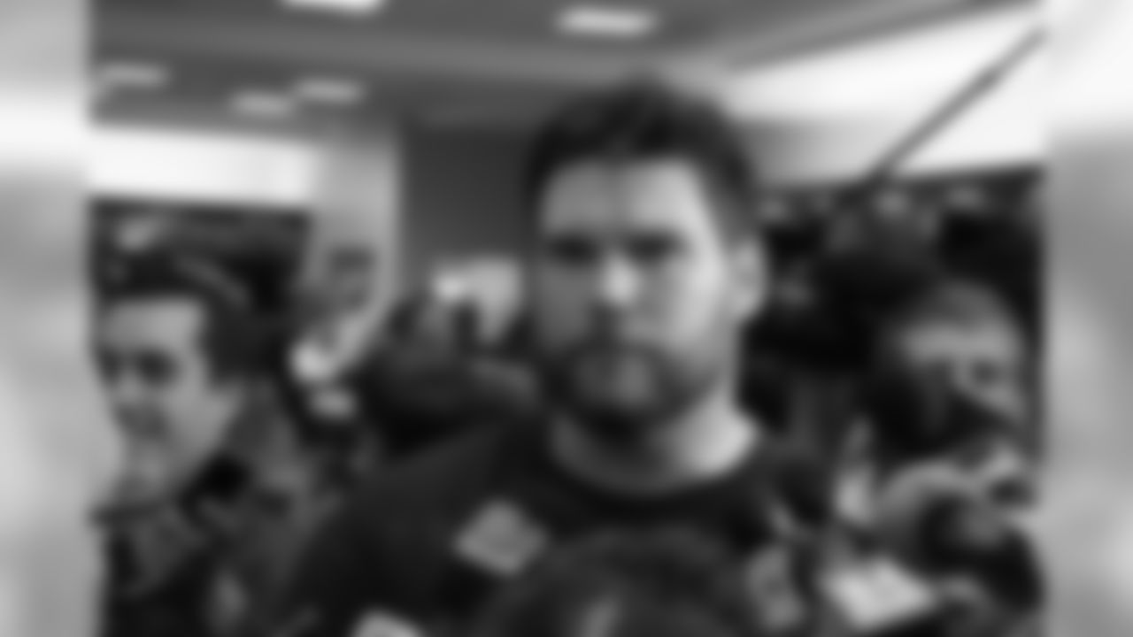 Dan Connolly speaks to the media