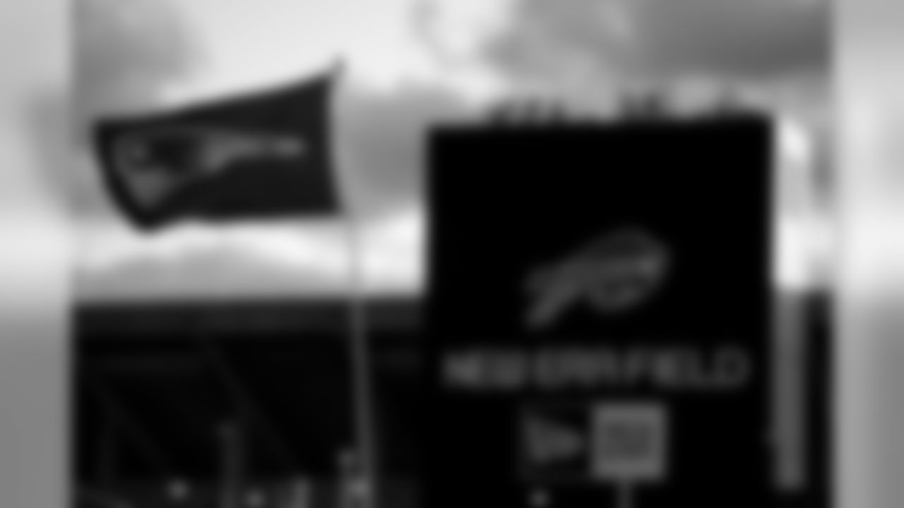 A New England Patriots flag is seen in the parking lot of New Era Field prior to an NFL football game between the Buffalo Bills and the Patriots, Monday, Oct. 29, 2018, in Orchard Park, N.Y. (AP Photo/Adrian Kraus)