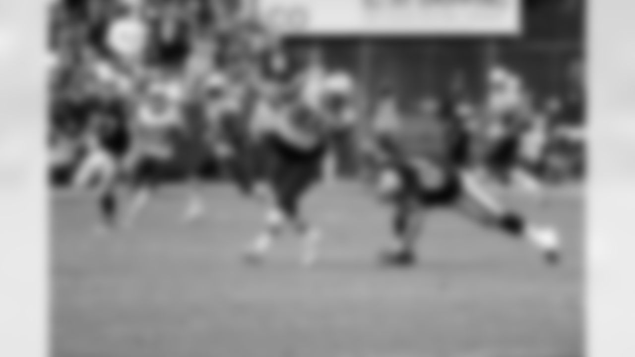 Vince Wilfork with his second interception of the season
