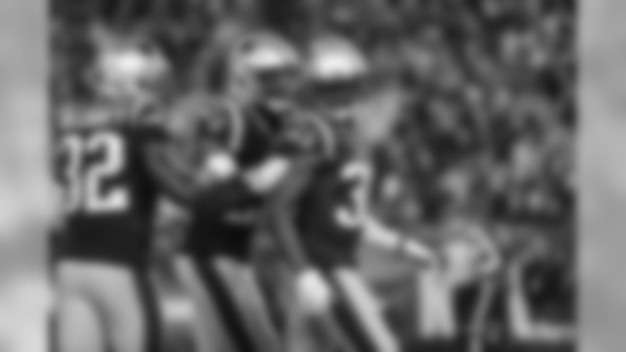 Patriots DBs Devin McCourty, Duron Harmon, and Jason McCourty