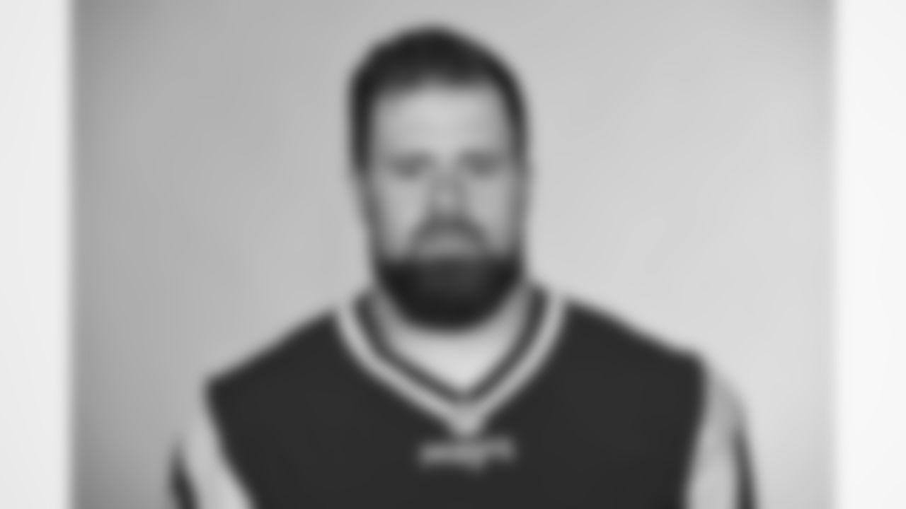 This is a 2016 photo of James Develin of the New England Patriots NFL football team. This image reflects the New England Patriots active roster as of May 25, 2016 when this image was taken. (AP Photo)