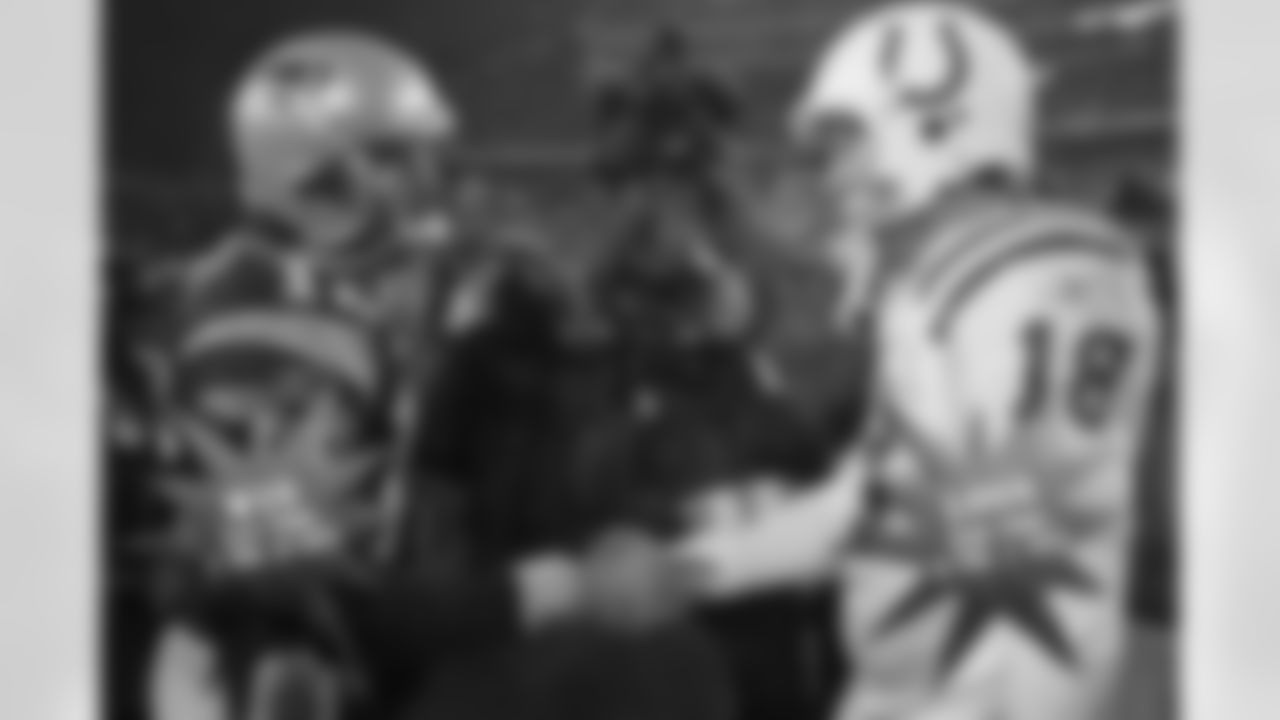 The Patriots defeated the Colts 20-3 in a divisional playoff game at Gillette Stadium. Tom Brady threw for 144 yards and one touchdown in the win. Peyton Manning threw for 238 yards and one interception.