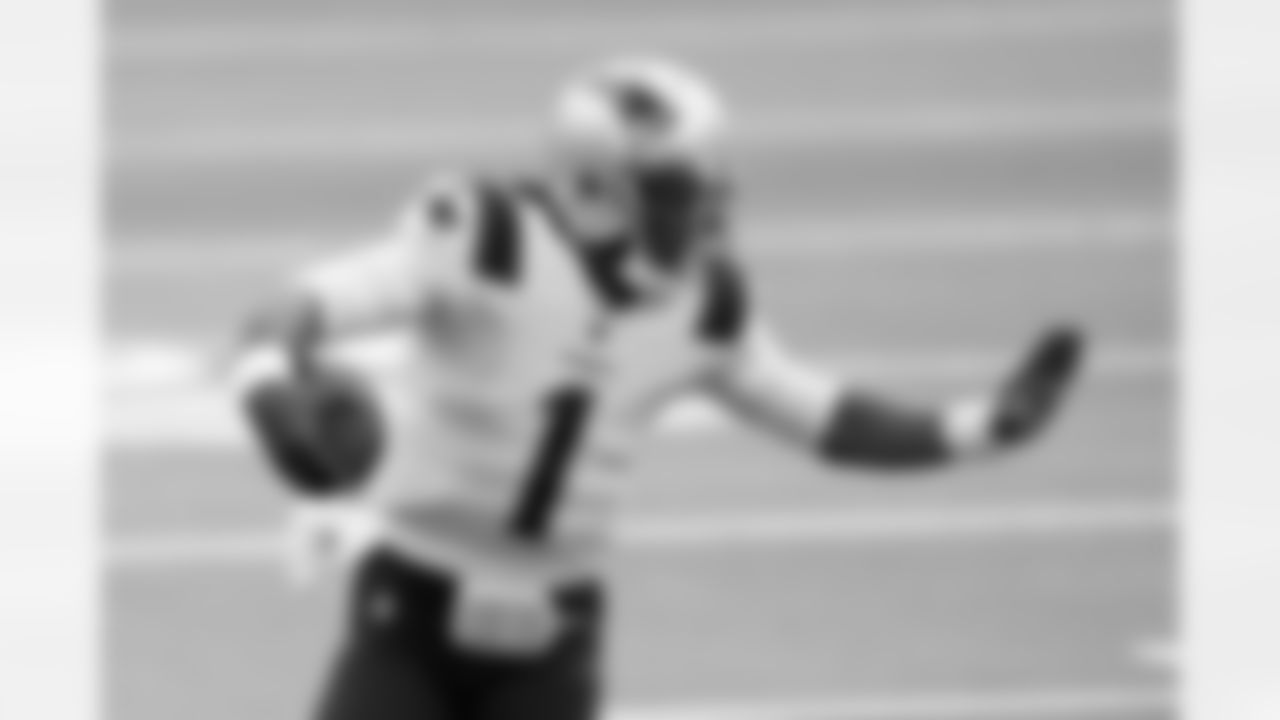 New England Patriots quarterback Cam Newton runs against the Los Angeles Chargers during the first half of an NFL football game Sunday, Dec. 6, 2020, in Inglewood, Calif. (AP Photo/Ashley Landis)