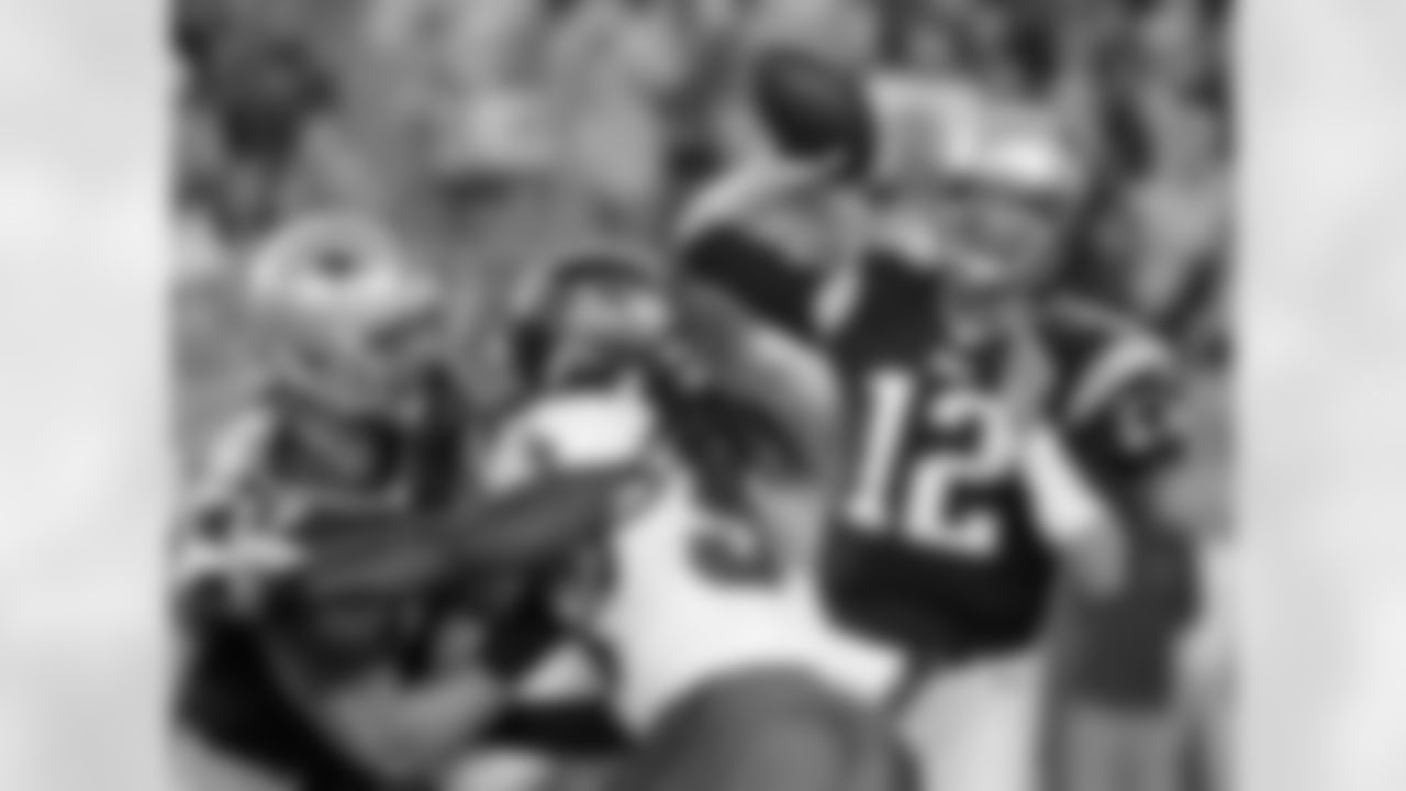 Tom Brady fires a pass