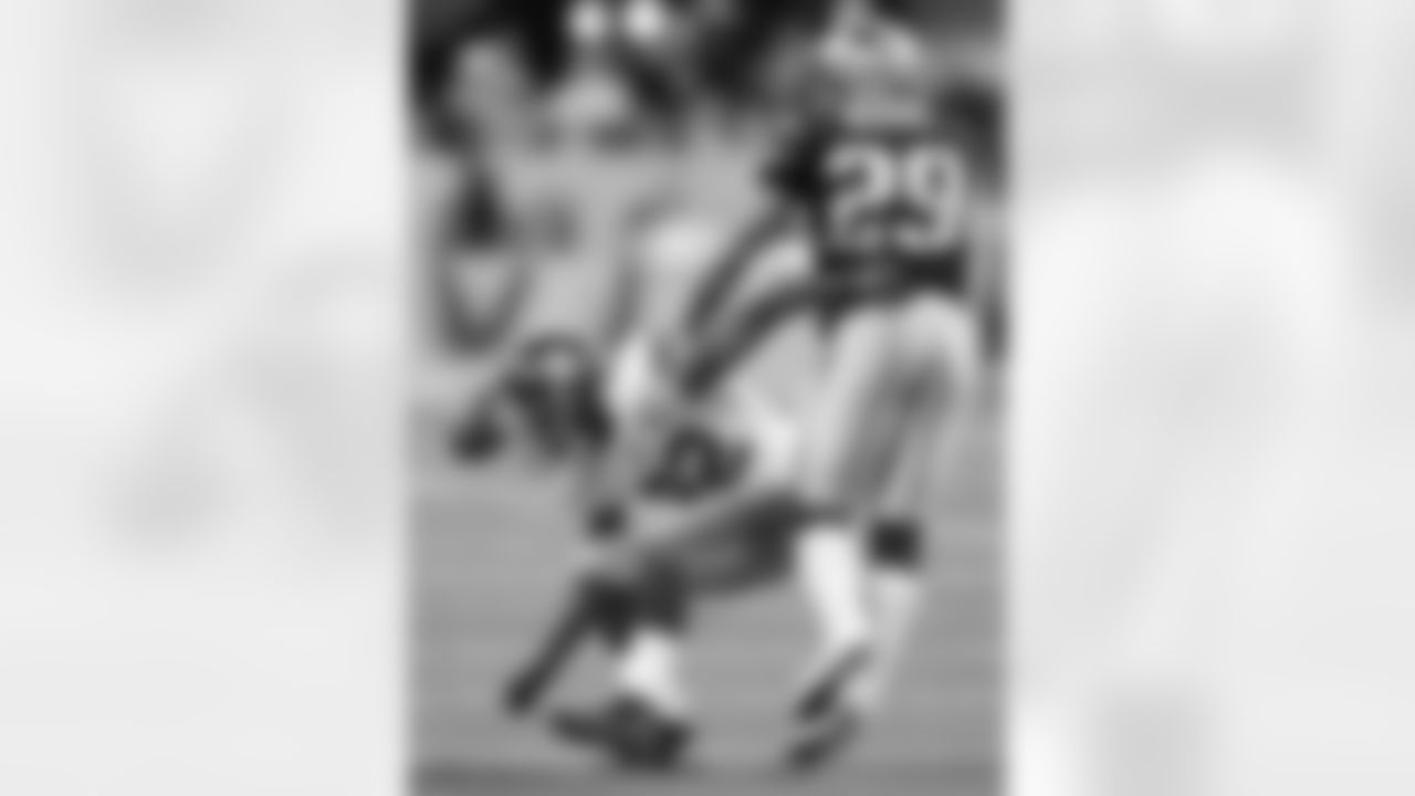 Fourth quarter third-down pass breakup by Sterling Moore to end Giants drive and preserve lead (XLVI vs Giants).