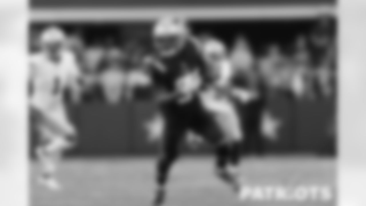 Patriots wide receiver Demario Douglas (81).