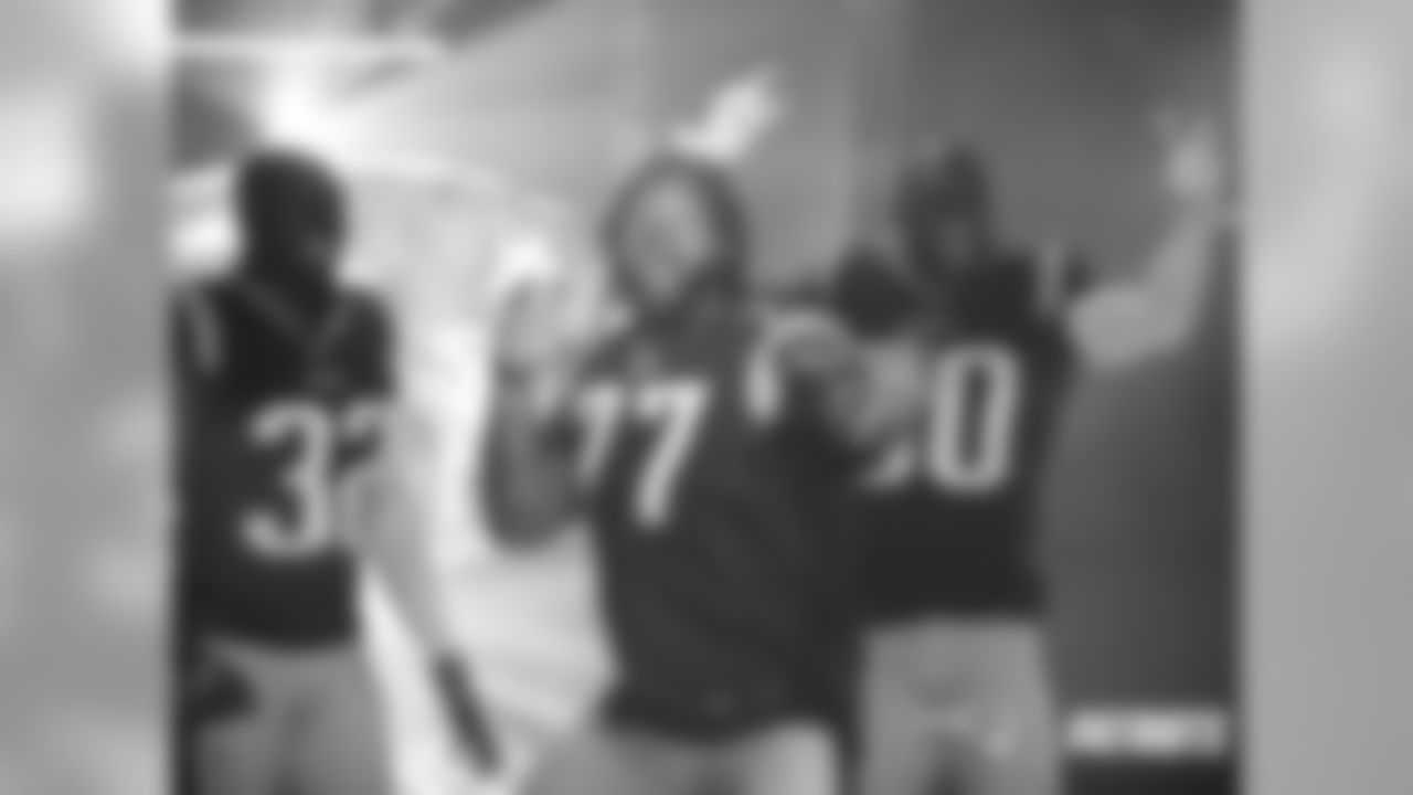 Devin McCourty, Michael Bennett and Jason McCourty