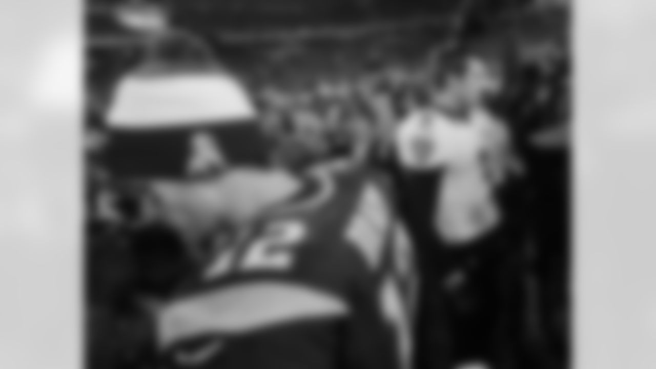 Tom Brady and Joe Flacco postgame
