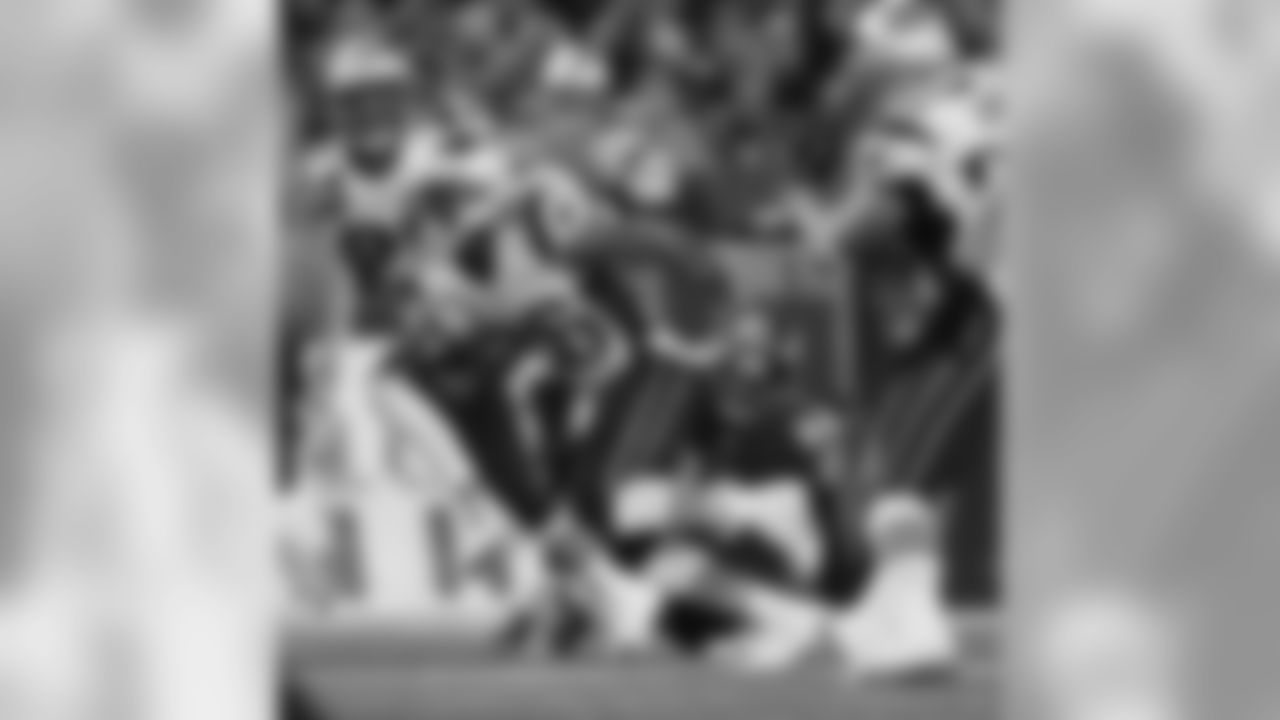 Logan Ryan returns an interception vs. Baltimore Ravens