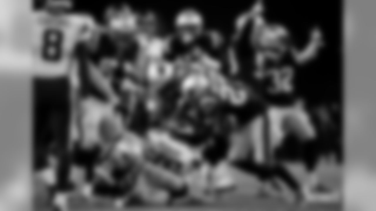 Latavius Murray, Trey Flowers and J.C. Jackson