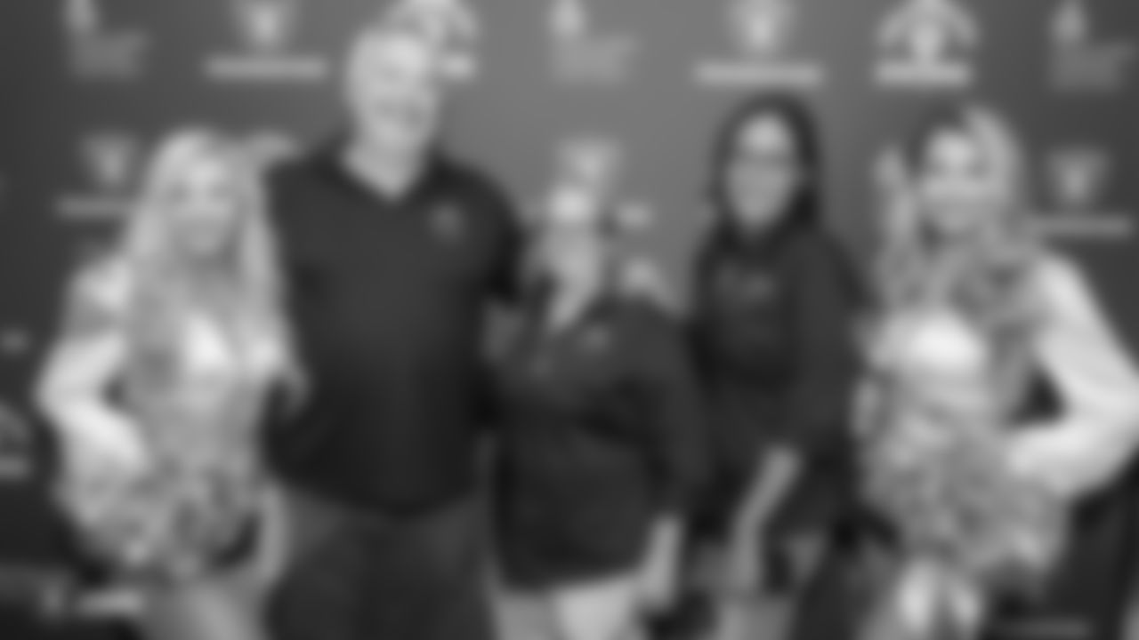 Guests join Raiders alumni, current players, and other Raiders personalities for an evening of golf, food, and beverages at Topgolf Las Vegas, Wednesday, May 8, 2019, in Las Vegas, Nev. All proceeds go to Communities in Schools of Southern Nevada.