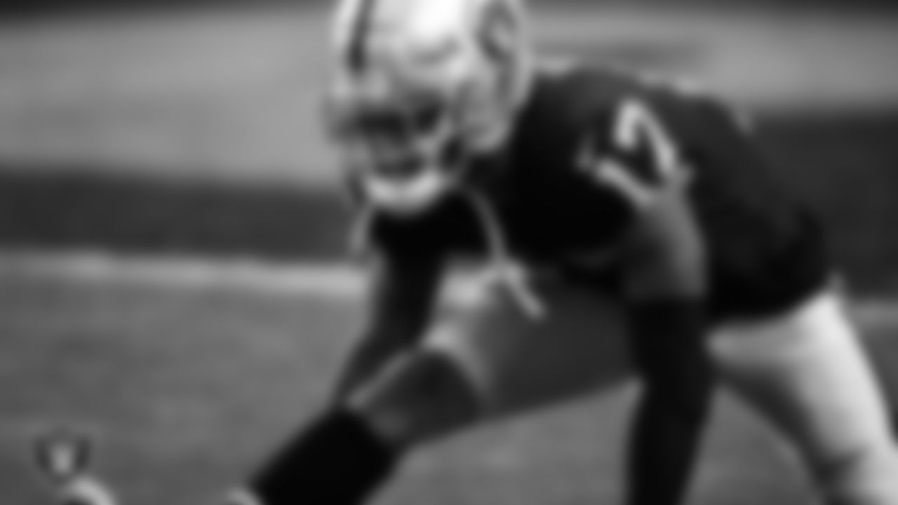 Las Vegas Raiders wide receiver Tyron Johnson (17) during the regular season home game against the Denver Broncos.