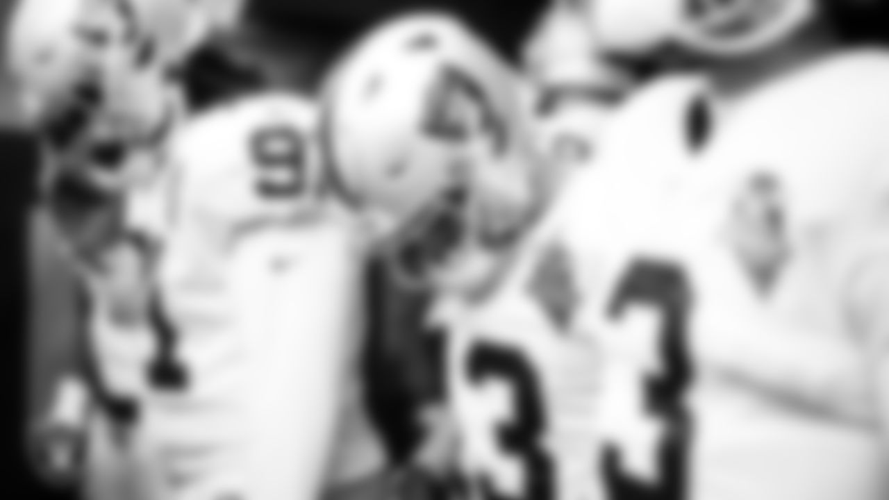 Las Vegas Raiders wide receiver Hunter Renfrow (13) waits to be introduced onto the field before the regular season away game against the Cleveland Browns.
