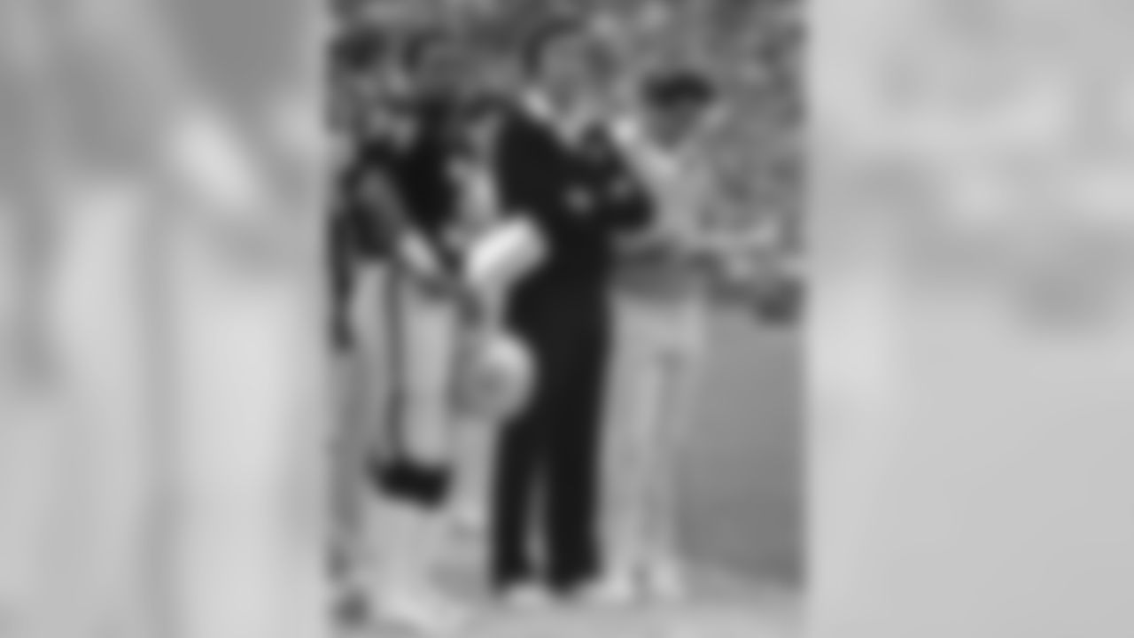 Tom Flores began his career as the first quarterback to don the Silver and Black. He went on to coach two Super Bowl winning seasons for the Raiders in 1981 and 1984.