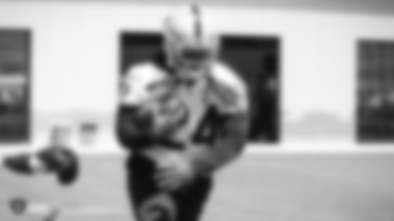Oakland Raiders running back Marshawn Lynch (24) at an Organized Team Activity (OTA) at the Oakland Raiders Practice Facility, Tuesday, May 29, 2018, in Alameda, California.