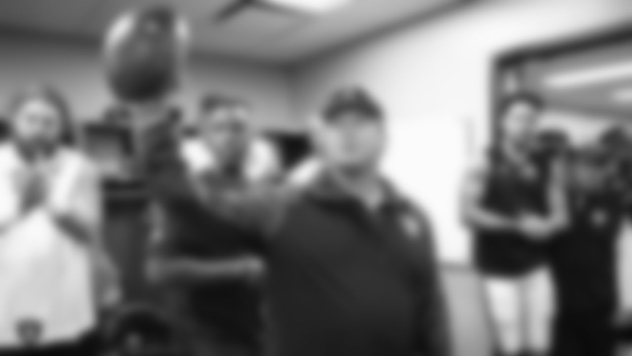Raiders Head Coach Jon Gruden in the locker room following the regular season game against the Los Angeles Chargers at ROKiT Field at Dignity Health Sports Park.