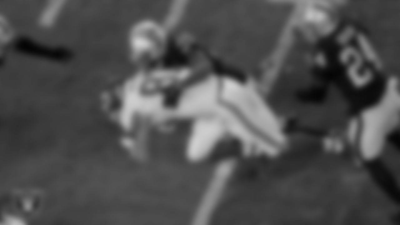Las Vegas Raiders cornerback Nate Hobbs (39) during the regular season home game against the Kansas City Chiefs.