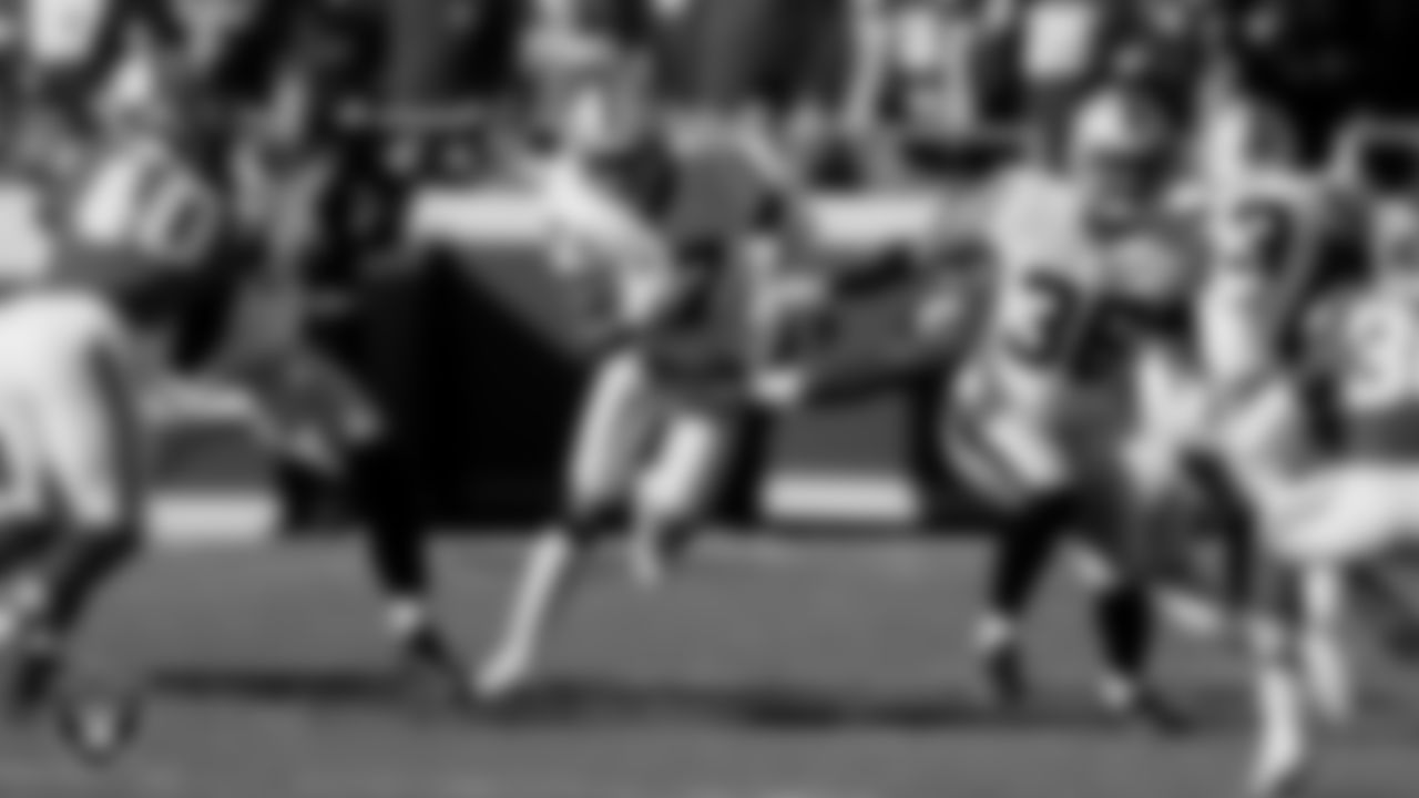 Las Vegas Raiders wide receiver Tyron Johnson (17) during the regular season away game against the Kansas City Chiefs.