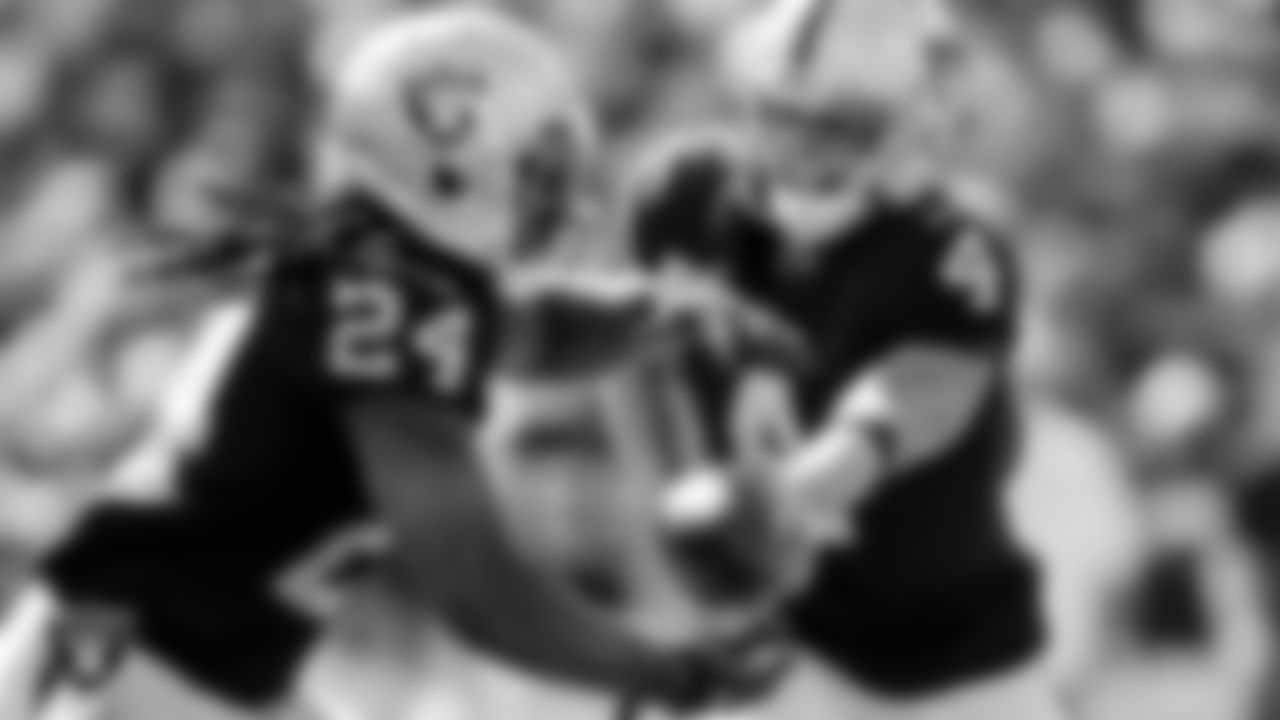 Derek Carr was drafted in the second round of the 2014 NFL Draft by the Raiders. A starter since entering the league, Carr holds the team records for completions (2,896), passing yards (31,700) and touchdowns (193).