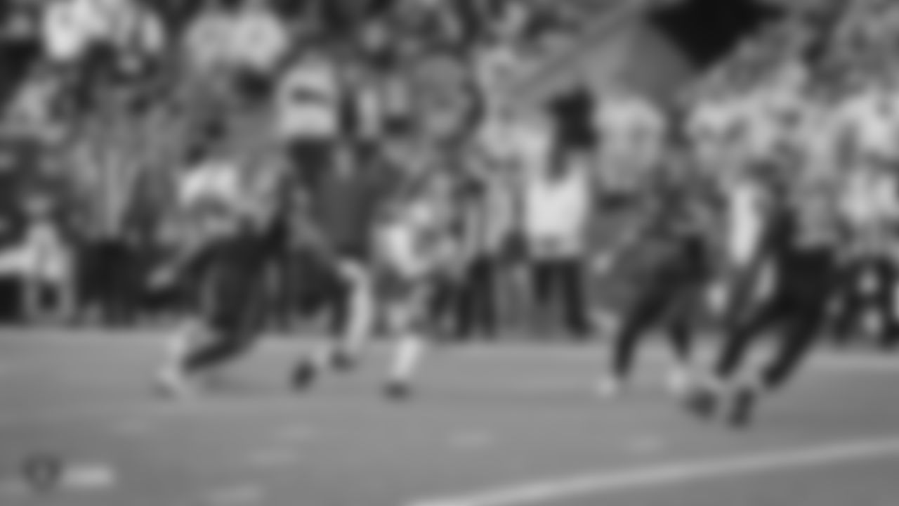 The Raiders preseason game against the Seattle Seahawks at CenturyLink Field.