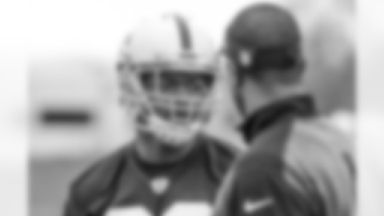 WR Amari Cooper and WR coach Rob Moore