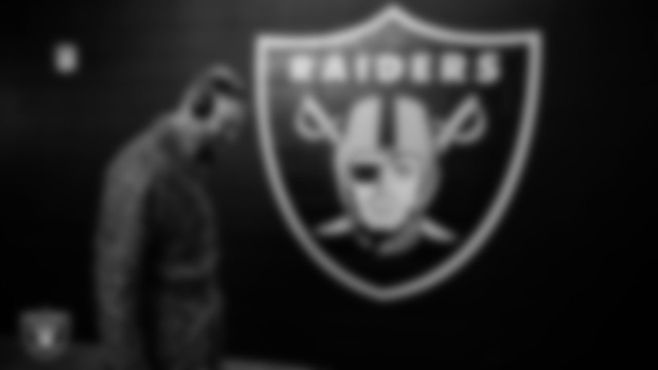 Las Vegas Raiders defensive end Maxx Crosby (98) arrives to the regular season home game against the Pittsburgh Steelers at Allegiant Stadium.