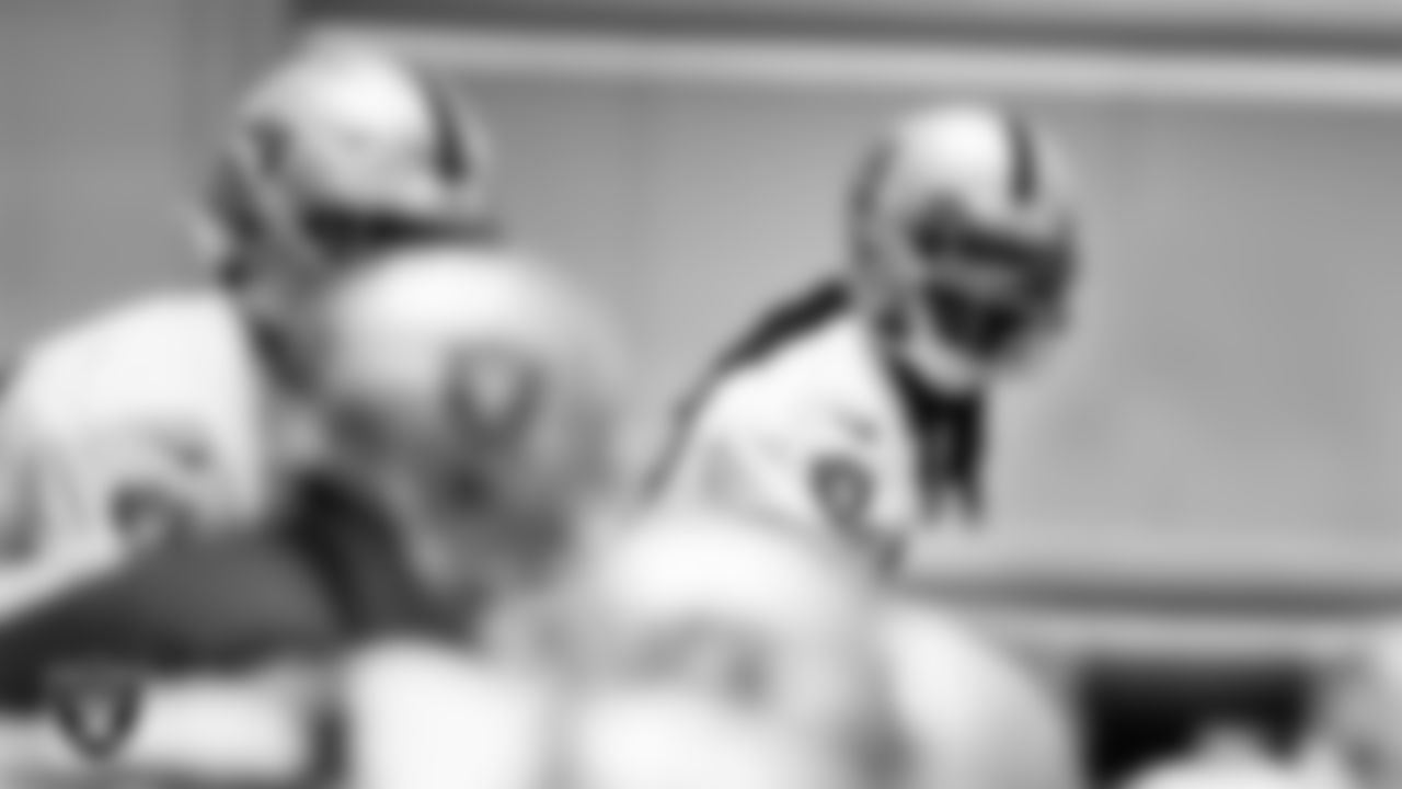 Las Vegas Raiders wide receiver Davante Adams (17) during practice at Intermountain Healthcare PerformanceCenter.
