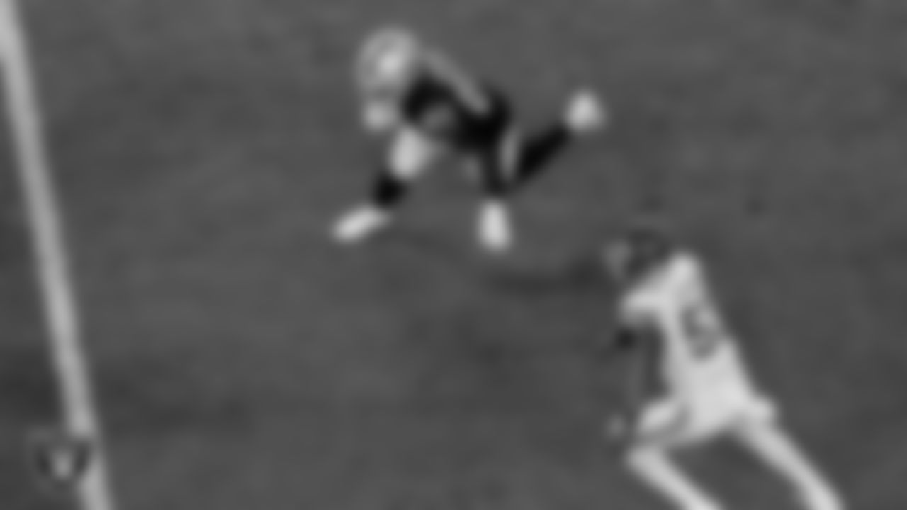 Las Vegas Raiders wide receiver Bryan Edwards (89) during the regular season home game against the Kansas City Chiefs.