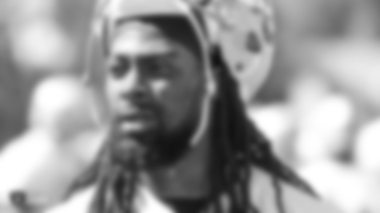 Oakland Raiders wide receiver Keon Hatcher (14) on the field for practice at 2018 Pre-Training Camp at The Oakland Raiders Napa Valley Training Complex, Wednesday, July 25, 2018, in Napa, California.