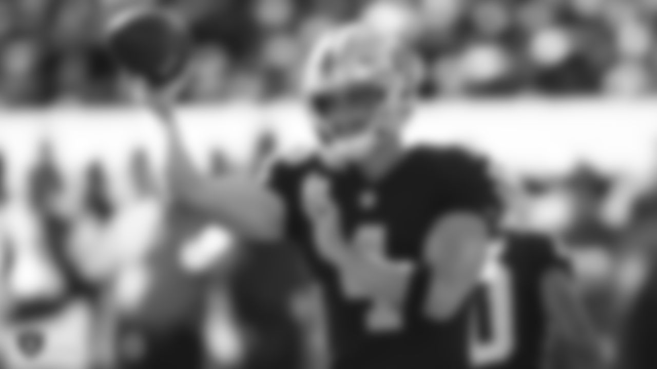 The Oakland Raiders regular season game against the Indianapolis Colts at Oakland-Alameda County Coliseum, Sunday, October 28, 2018, in Oakland, California.