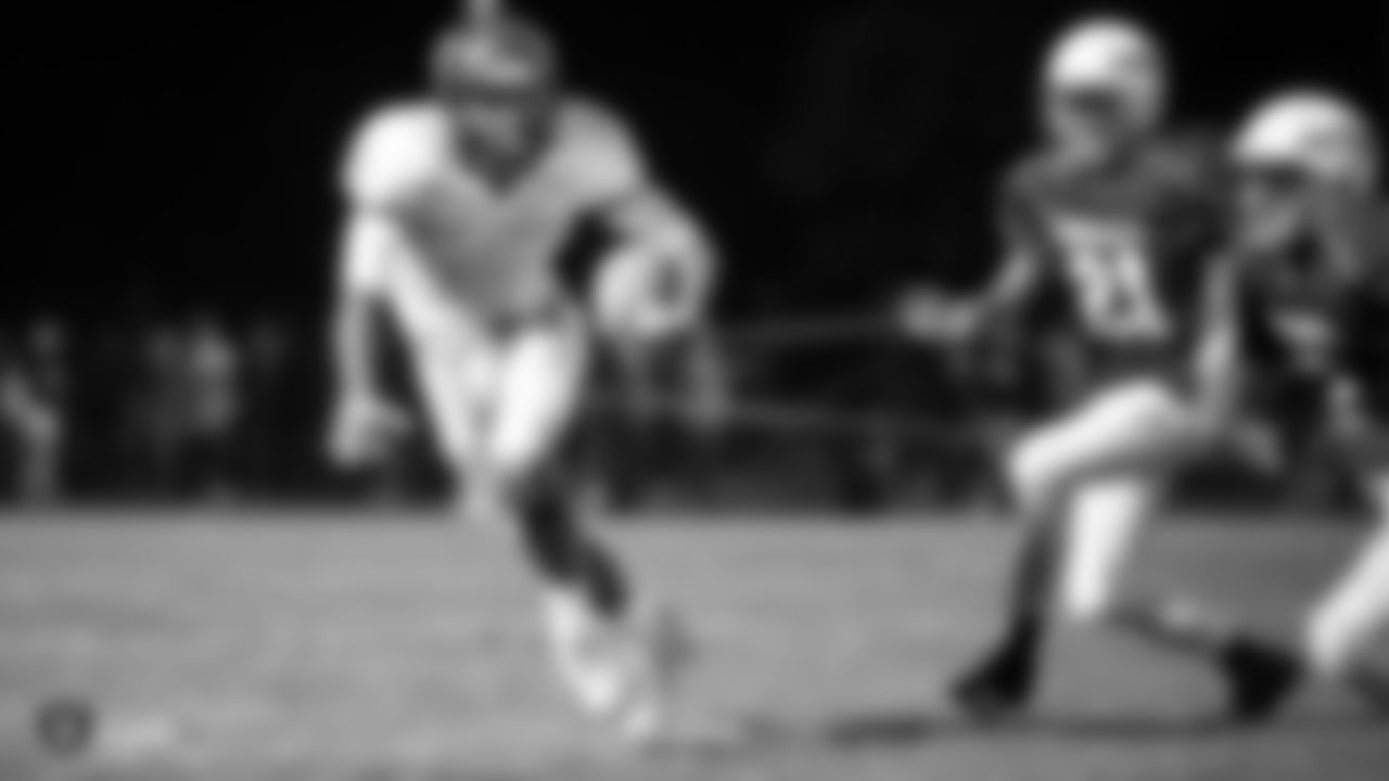 A look at Oakland Raiders wide receiver Keelan Doss' (89) playing days at Alameda High and UC Davis to the start of his rookie season with the Raiders.
