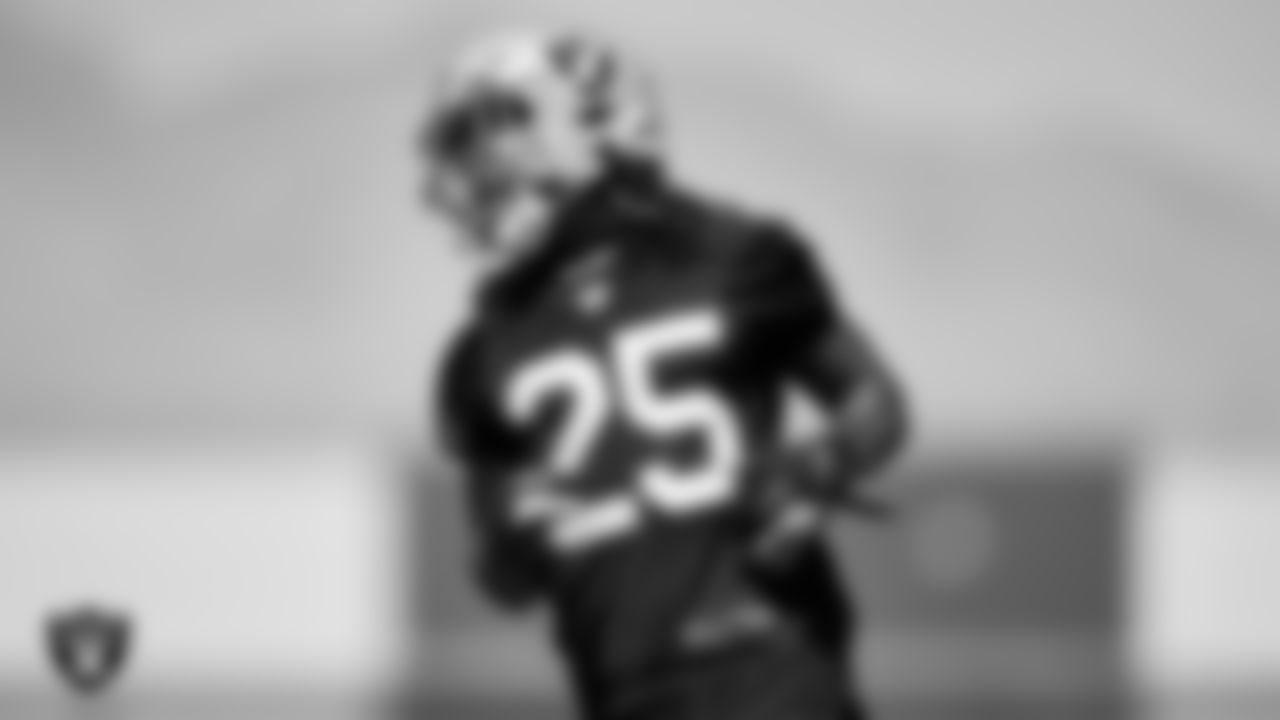 Las Vegas Raiders safety Tre'von Moehrig (25) during Mandatory Minicamp.