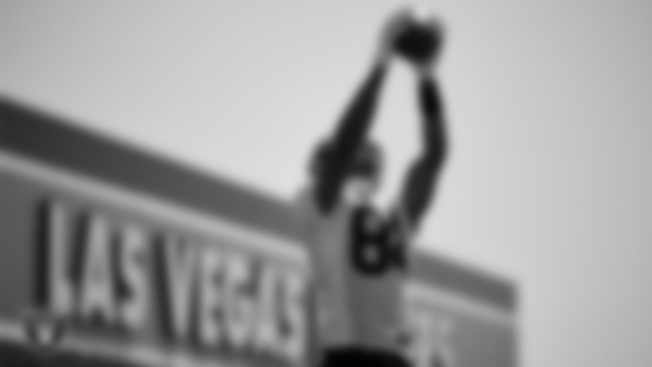 Las Vegas Raiders wide receiver Keelan Cole (84) during mandatory minicamp at Intermountain Health Performance Center.