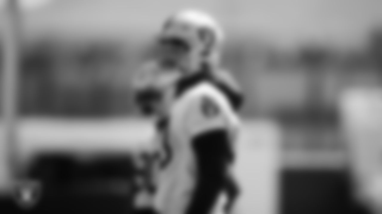 Las Vegas Raiders defensive end Maxx Crosby (98) during practice at Intermountain Healthcare Performance Center.