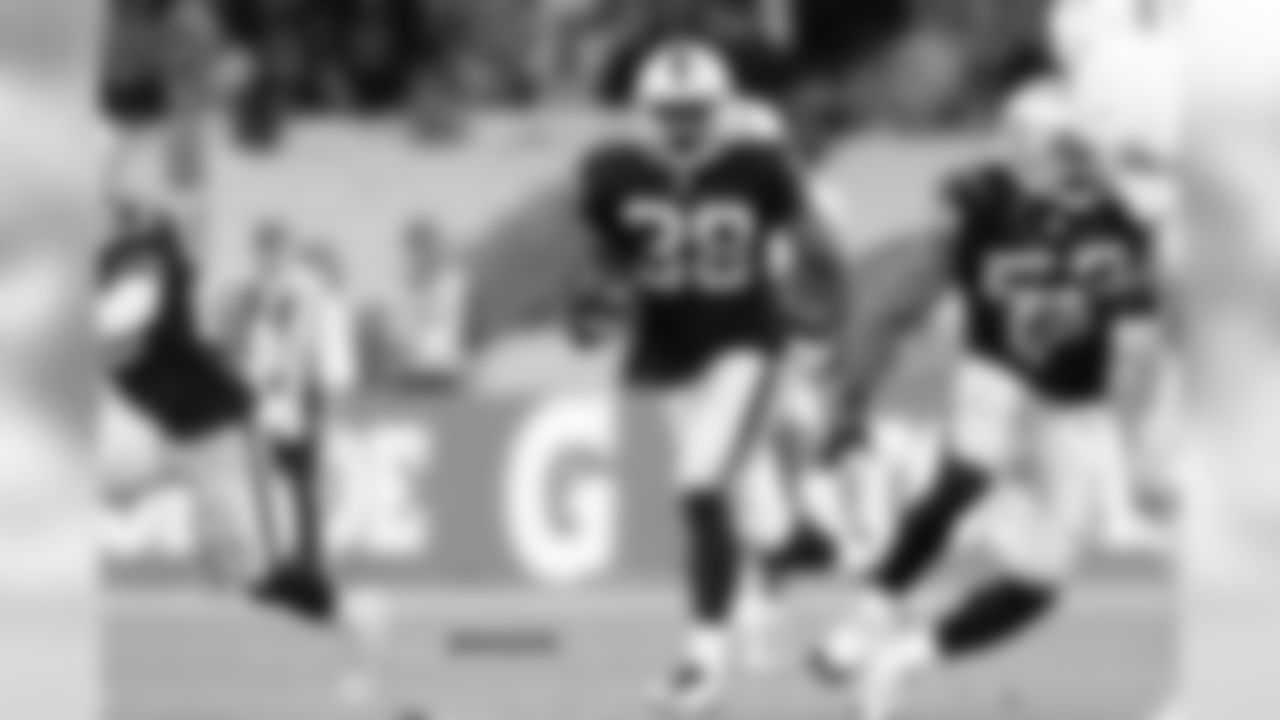 CB TJ Carrie returns the interception 28 yards.