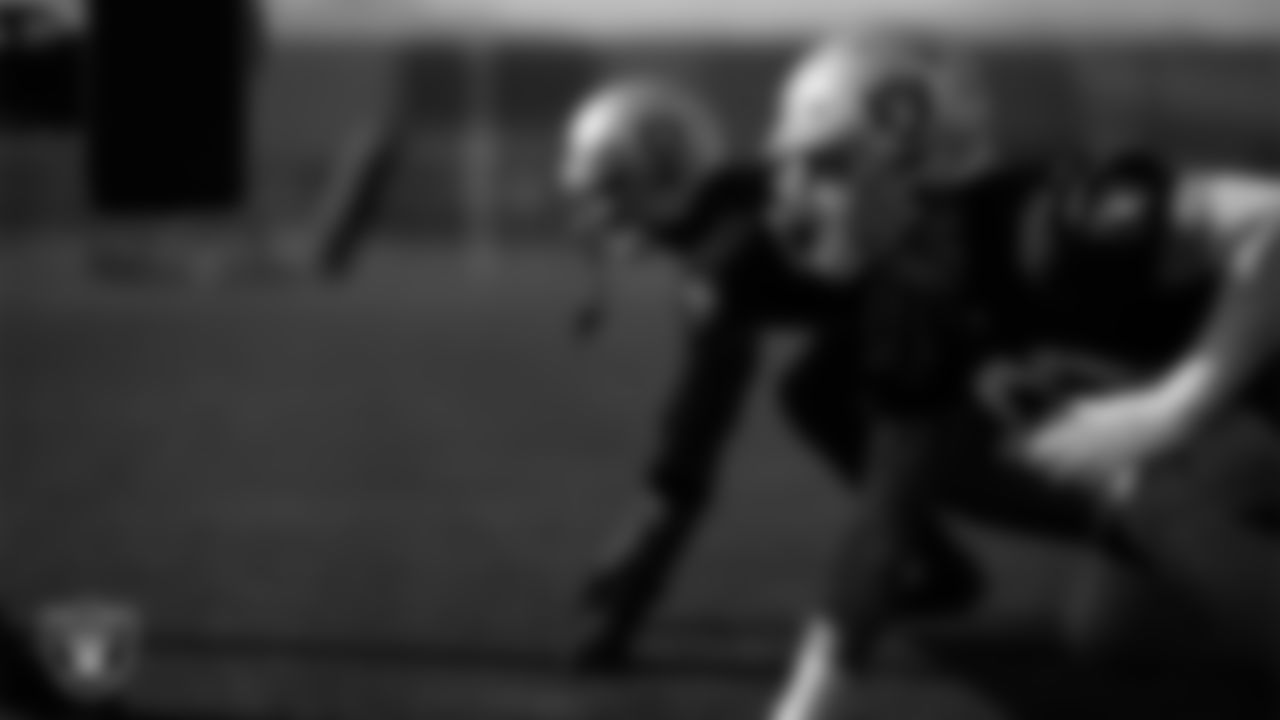 Las Vegas Raiders defensive end Maxx Crosby (98) during practice at Intermountain Healthcare Performance Center.