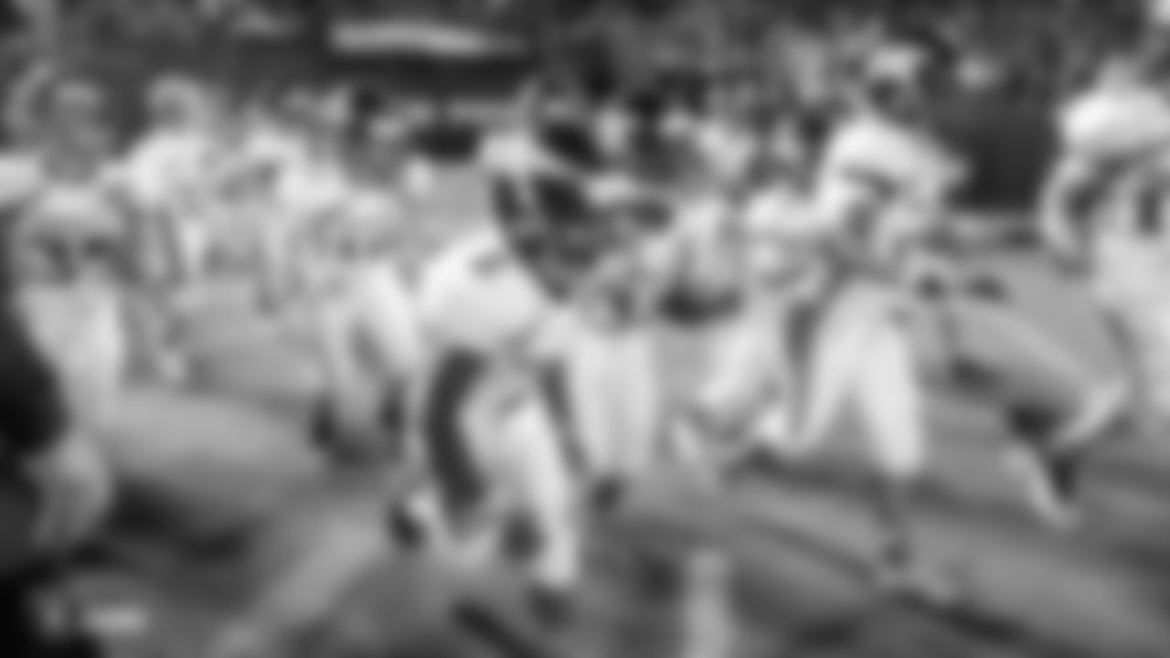 Halftime youth football during the Oakland Raiders preseason game against the Green Bay Packers at Oakland-Alameda County Coliseum, Friday, August 24, 2018, in Oakland, California. The Oakland Raiders won 13-6.