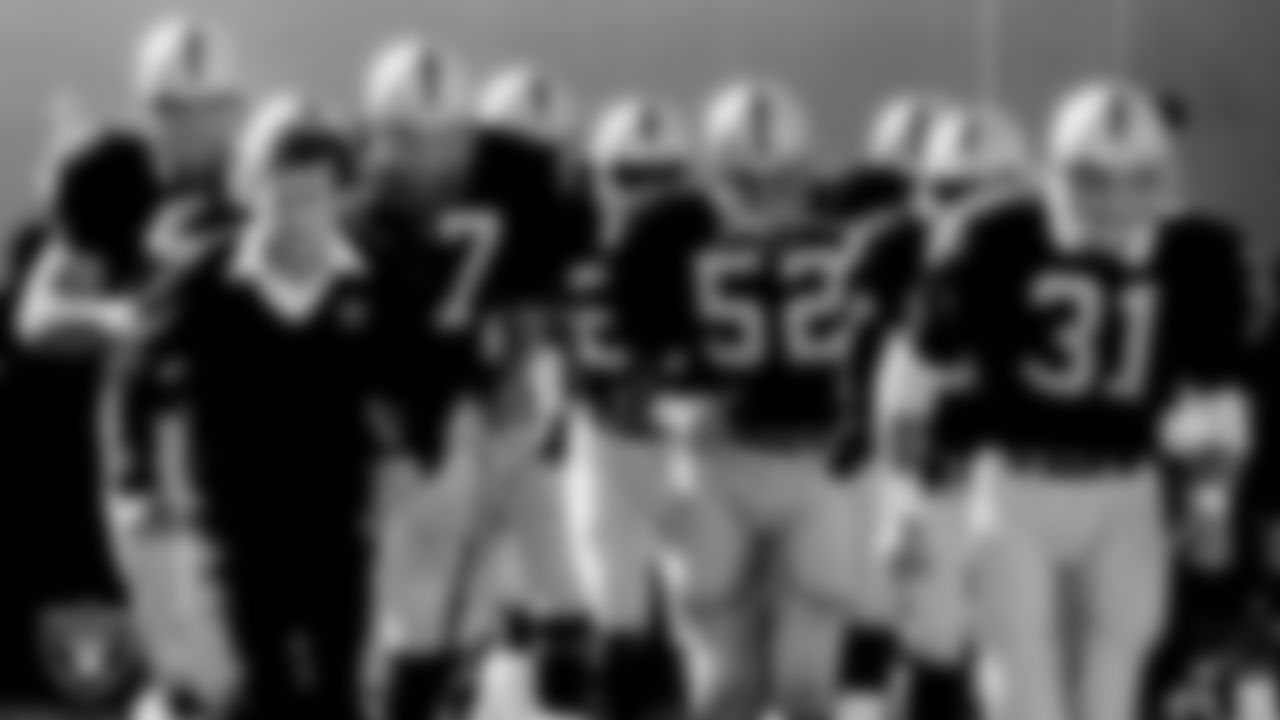 Tom Flores joined the Raiders coaching staff in 1972 as a wide receivers coach under John Madden. After Madden retired, Flores took over as Head Coach from 1979-87, winning 83 games and leading the Raiders to victories in Super Bowl XV and XVIII.