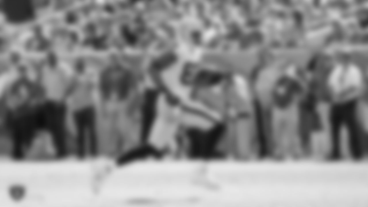 The Oakland Raiders regular season game against the Denver Broncos at Mile High Stadium, Sunday, September 16, 2018, in Denver, Colorado.