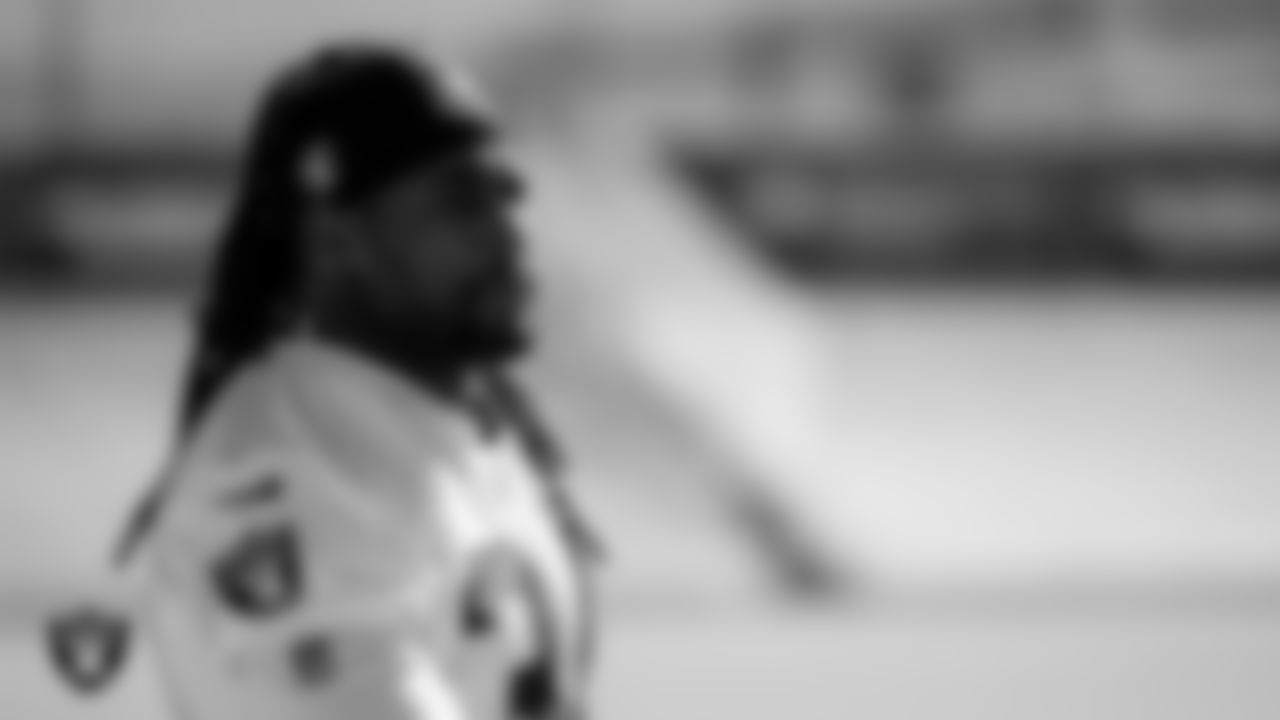 Las Vegas Raiders running back Brandon Bolden (34) during practice at Intermountain Healthcare Performance Center.