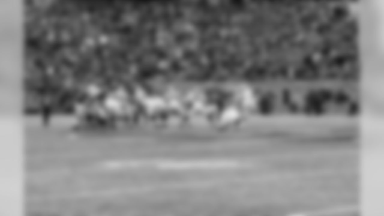 K Sebastian Janikowski boots a 55-yard field goal.
